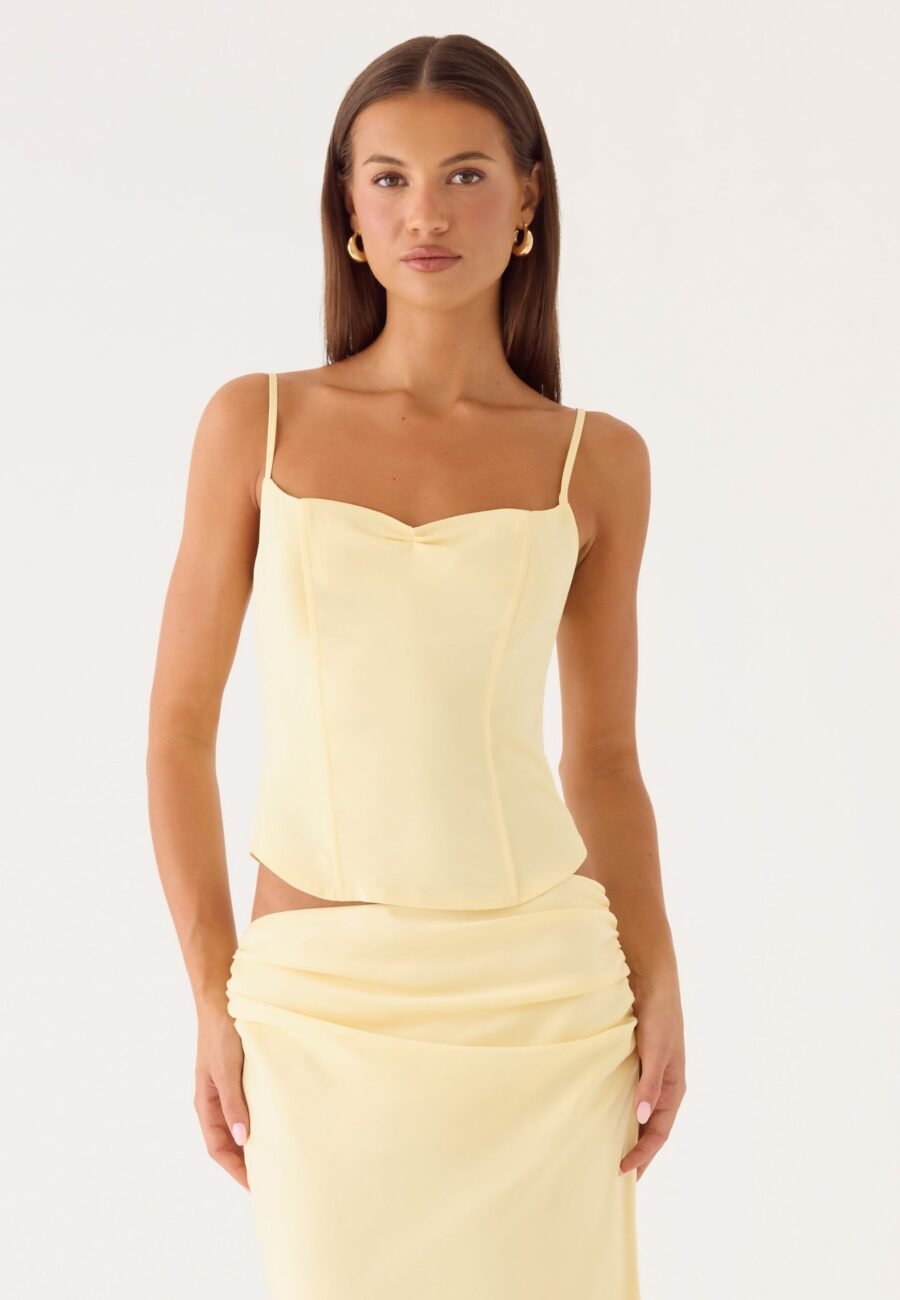 Chime Bustier - Baby Yellow