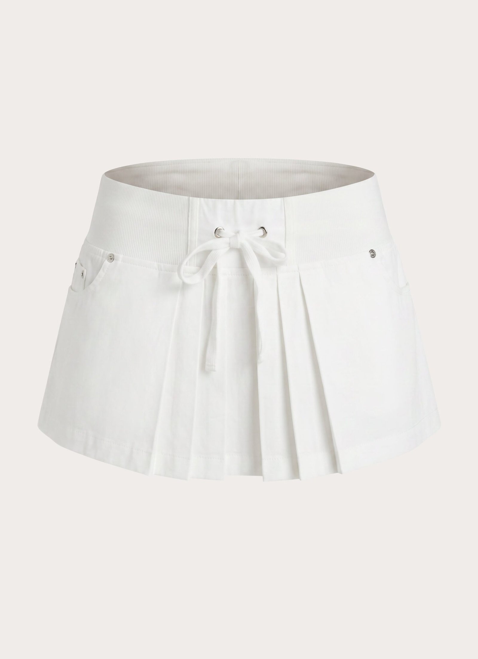 Cargo Mini Skort - White - Image 7