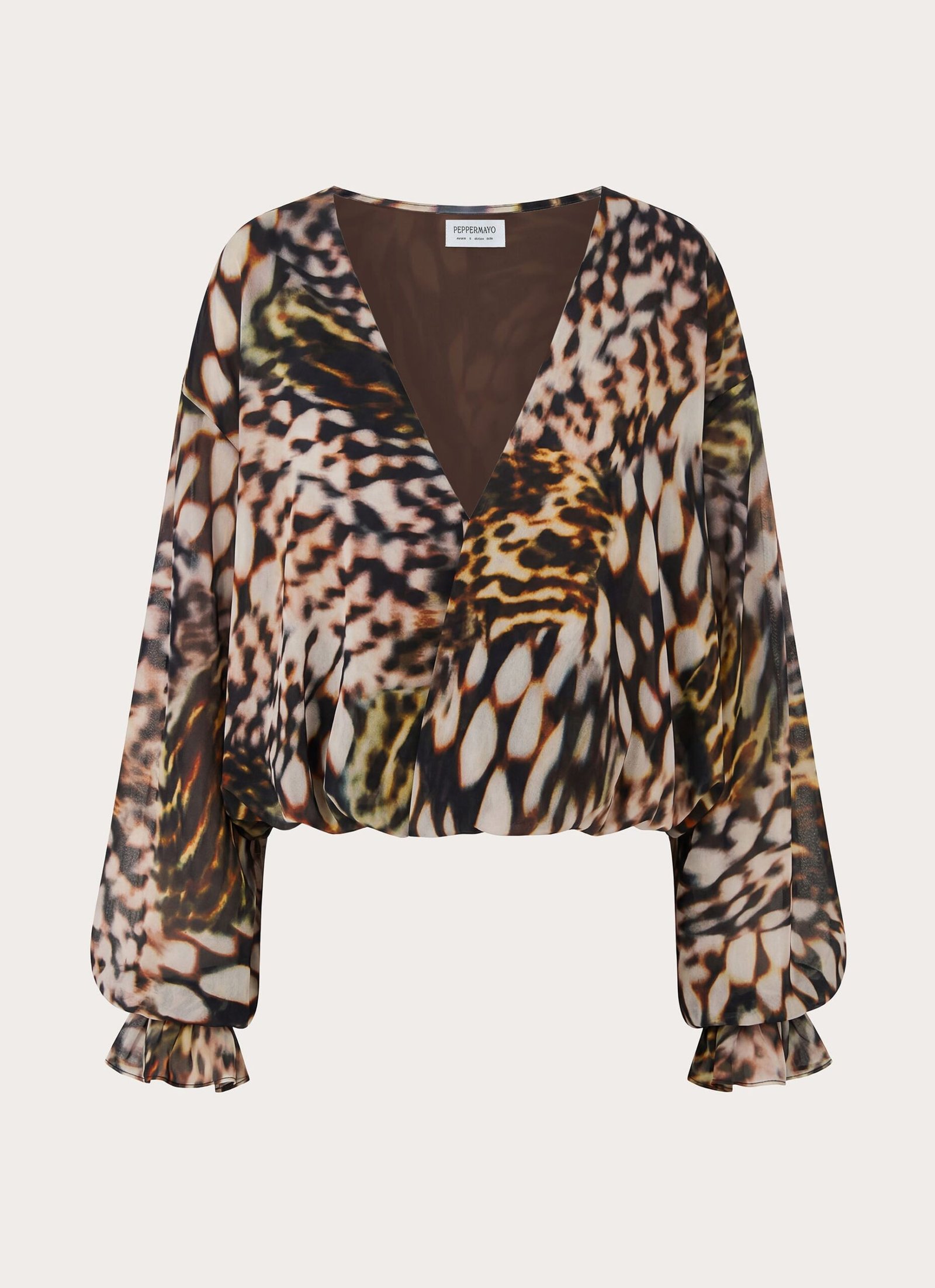 Isolde Top - Leopard Hibiscus - Image 7