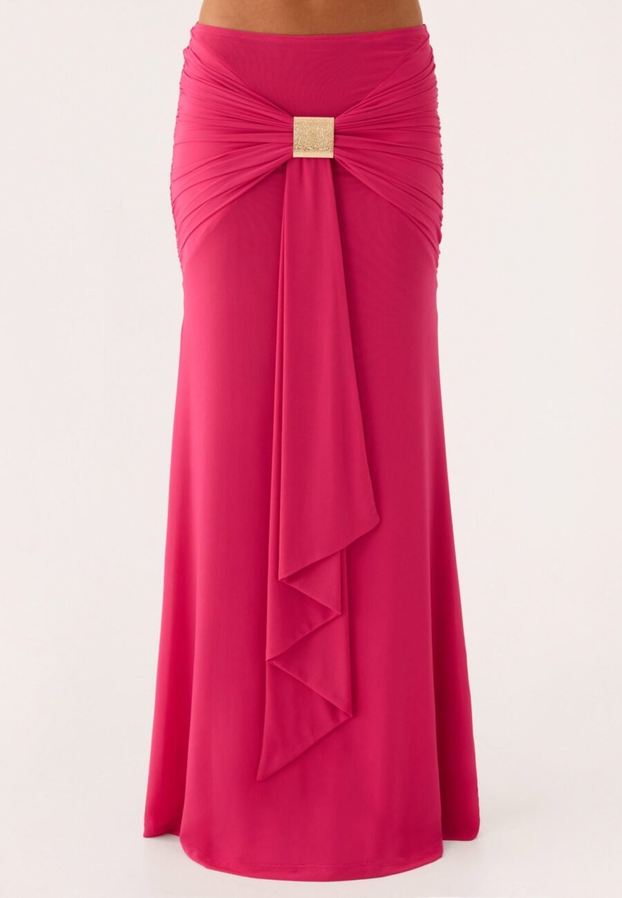 Miyah Maxi Skirt - Berry