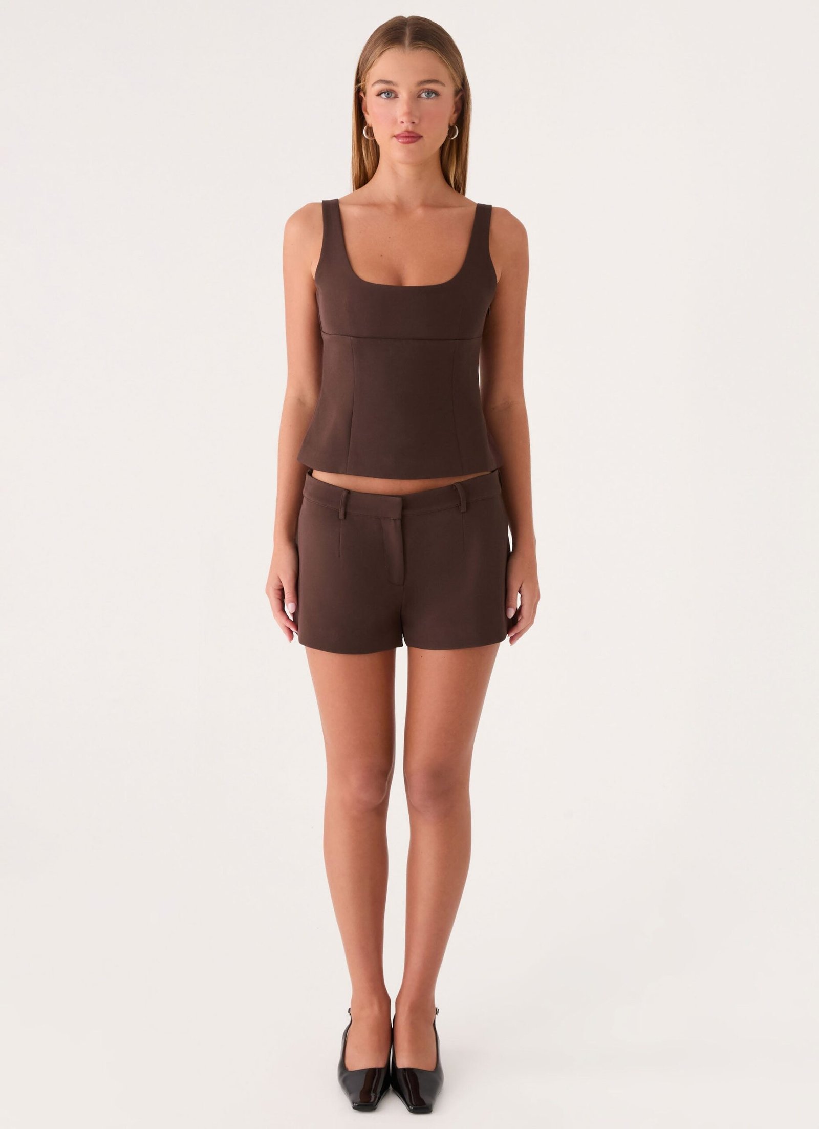 Mini Shorts - Chocolate - Image 5