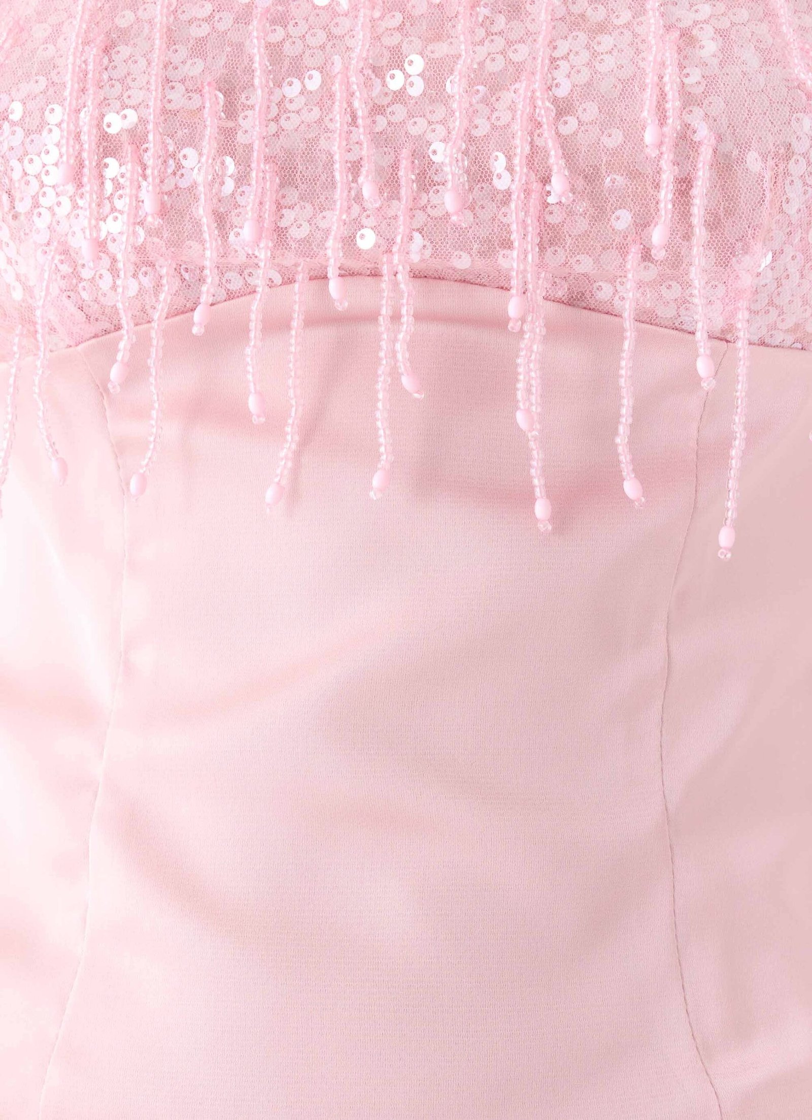 Siren Beaded Sequin Top - Pink - Image 5